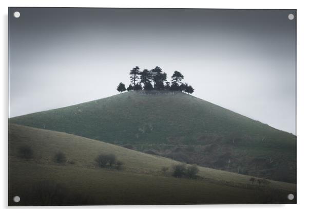 Enchanting Colmers Hill on Misty Day Acrylic by Mark Jones