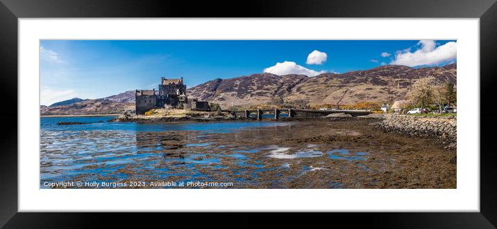 'Iconic Eilean Donan: Scotland's Photographic Jewe Framed Mounted Print by Holly Burgess