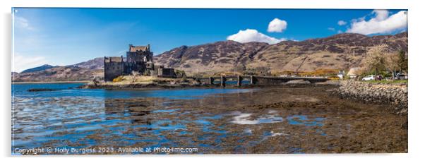 'Iconic Eilean Donan: Scotland's Photographic Jewe Acrylic by Holly Burgess