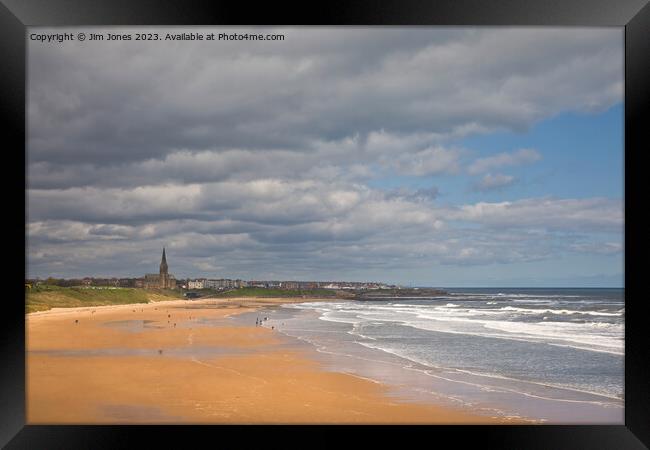 The Long Sands at Tynemouth Framed Print by Jim Jones