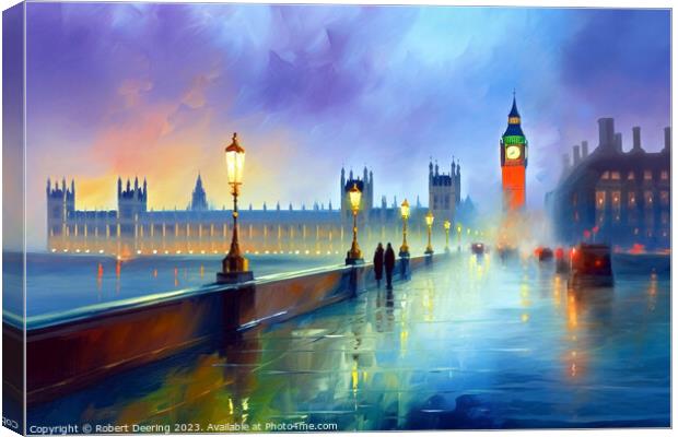 Mother of Parliaments Canvas Print by Robert Deering