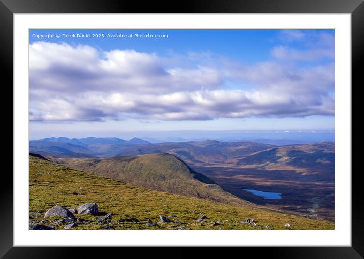 Majestic Scottish Vistas Framed Mounted Print by Derek Daniel