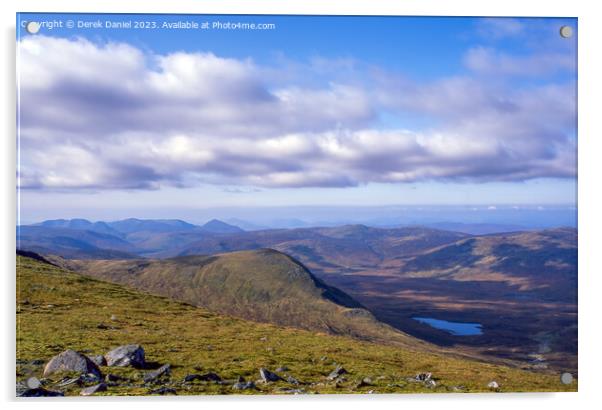 Majestic Scottish Vistas Acrylic by Derek Daniel