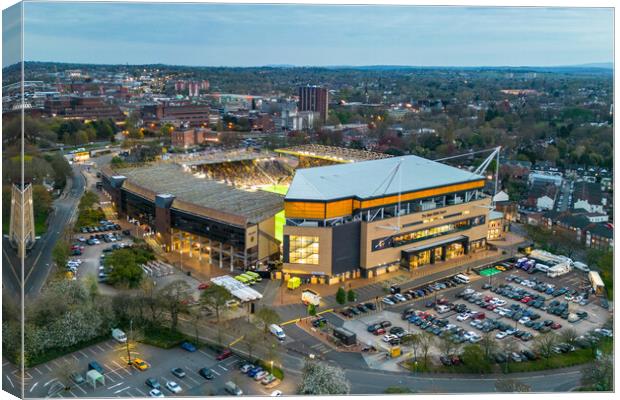 Molineux Stadium Canvas Print by Apollo Aerial Photography
