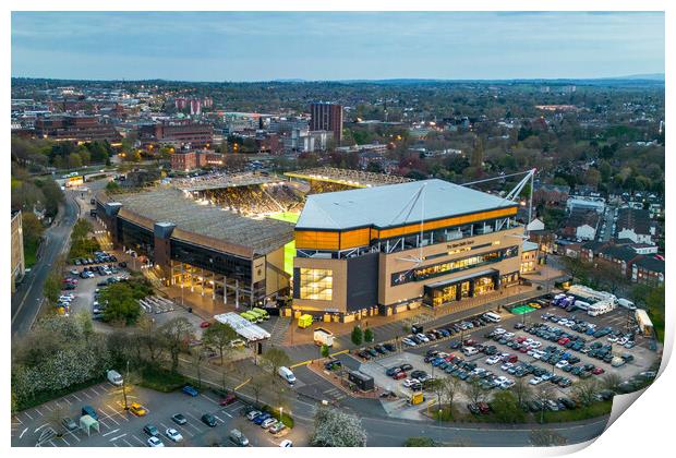 Molineux Stadium Print by Apollo Aerial Photography