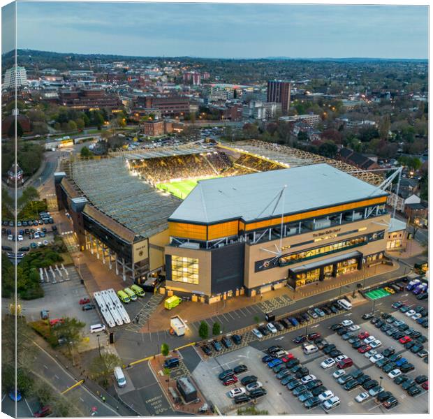 Wolverhampton Wanderers  Canvas Print by Apollo Aerial Photography