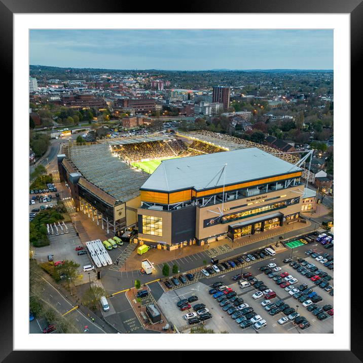 Wolverhampton Wanderers  Framed Mounted Print by Apollo Aerial Photography