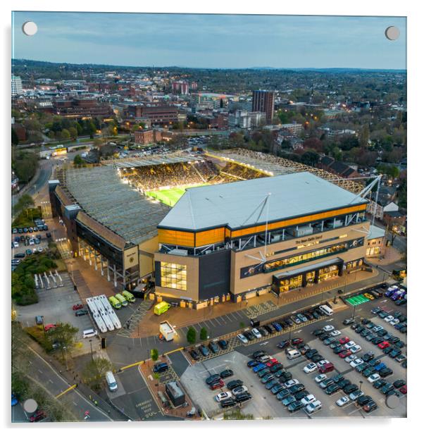 Wolverhampton Wanderers  Acrylic by Apollo Aerial Photography