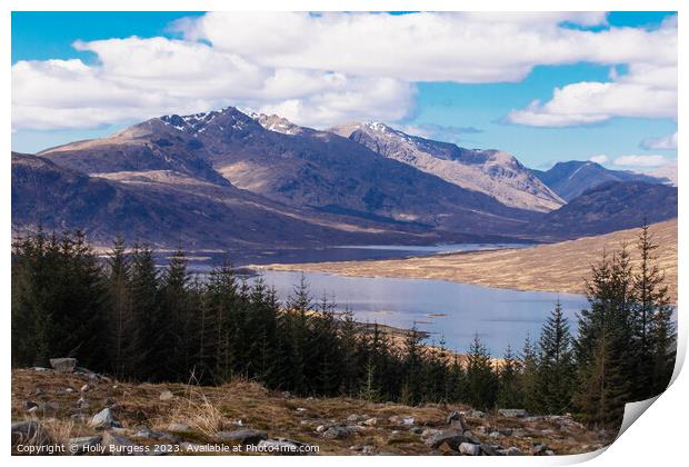 Captivating Glengarry Pass: Scotland's Hidden Gem Print by Holly Burgess