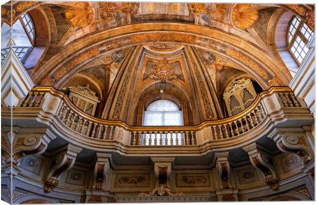 Church of Our Lady of Victory Interior in Valletta Canvas Print by Artur Bogacki