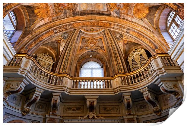 Church of Our Lady of Victory Interior in Valletta Print by Artur Bogacki