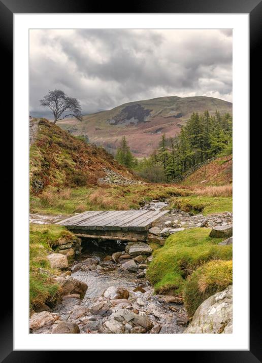 Majestic Loweswater Bridge Framed Mounted Print by James Marsden