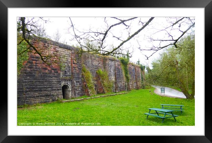 Froghall Lime Kilns Framed Mounted Print by Mark Chesters