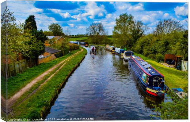 Life on the River Canvas Print by Ian Donaldson