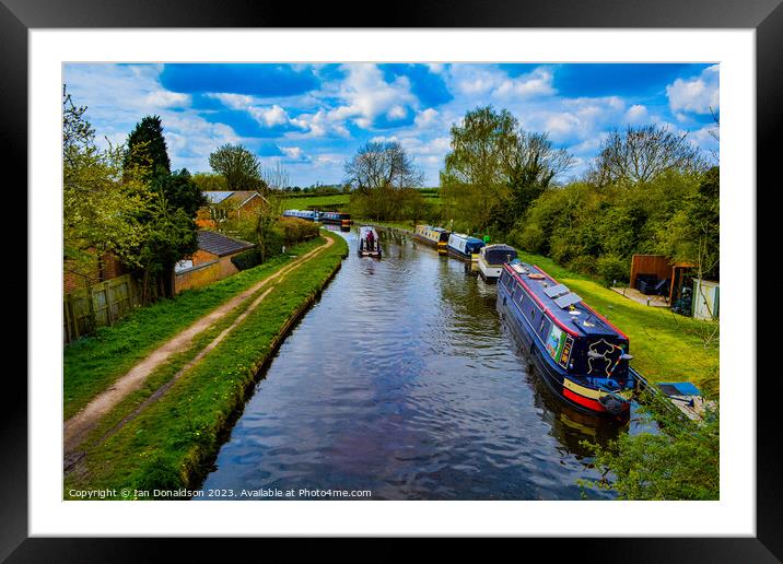 Life on the River Framed Mounted Print by Ian Donaldson