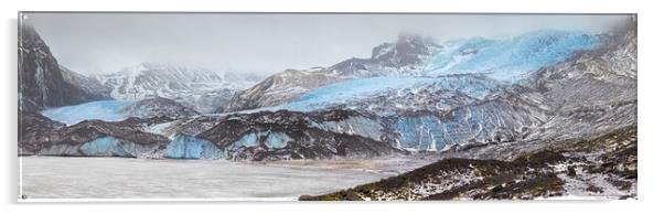 Falljokull Glacier, Iceland Acrylic by Arterra 