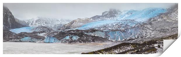Falljokull Glacier, Iceland Print by Arterra 