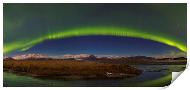Northern Lights in Iceland Print by Arterra 