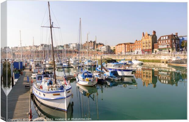 Ramsgate Royal Harbour Canvas Print by Darrell Evans