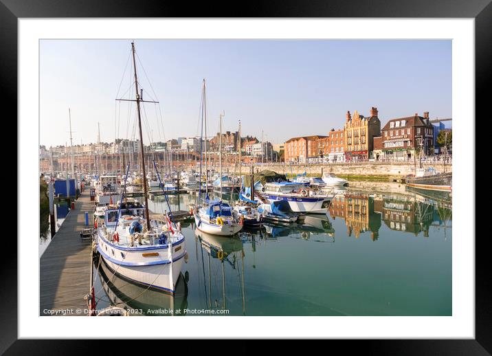 Ramsgate Royal Harbour Framed Mounted Print by Darrell Evans