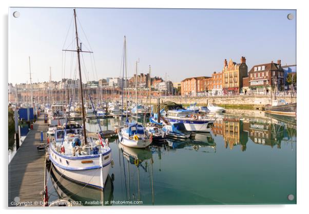 Ramsgate Royal Harbour Acrylic by Darrell Evans