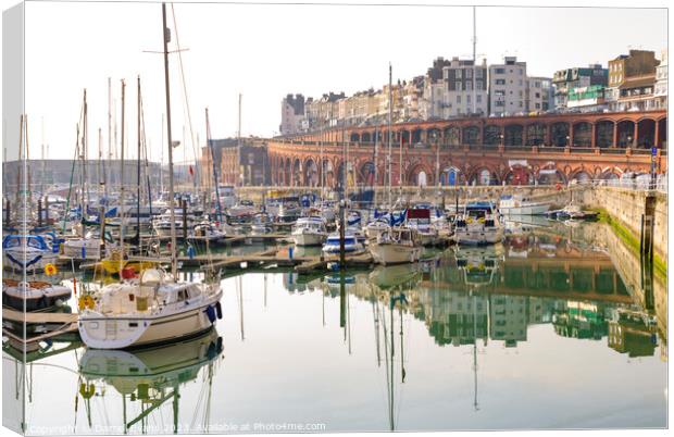 Ramsgate harbour Canvas Print by Darrell Evans