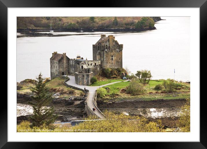 The Timeless Eilean Donan: Scotland's Island Fortr Framed Mounted Print by Holly Burgess