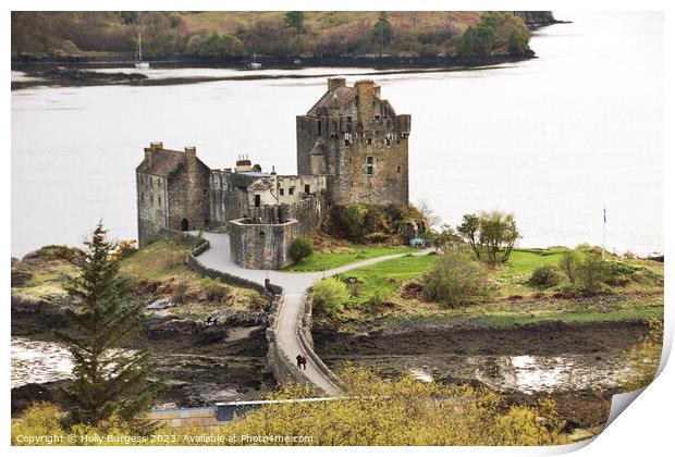 The Timeless Eilean Donan: Scotland's Island Fortr Print by Holly Burgess