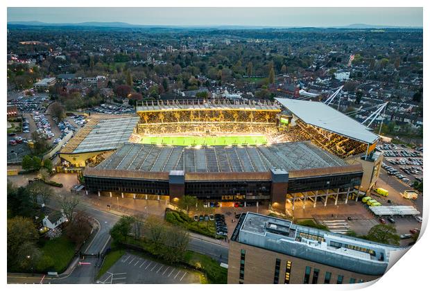 Molineux Stadium Print by Apollo Aerial Photography