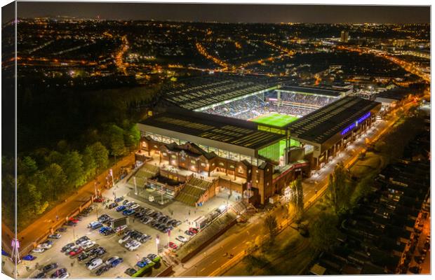 Villa Park Aston Villa Canvas Print by Apollo Aerial Photography