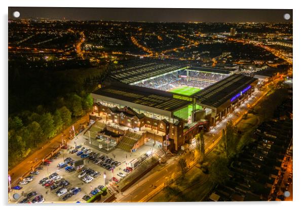 Villa Park Aston Villa Acrylic by Apollo Aerial Photography