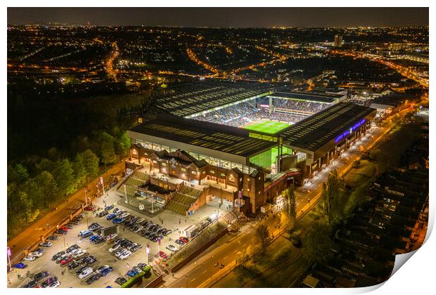 Villa Park Aston Villa Print by Apollo Aerial Photography