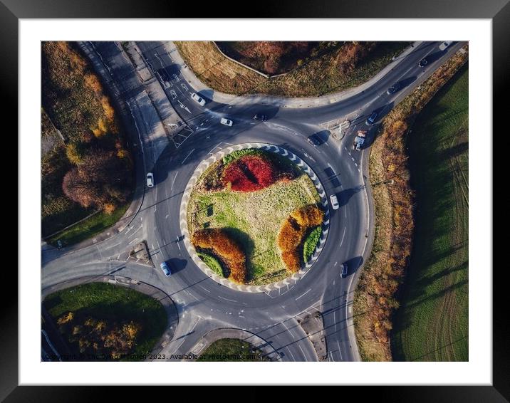 The roundabout  Framed Mounted Print by The flying Milkmen