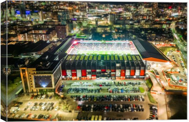 Sheffield United FC Canvas Print by Apollo Aerial Photography