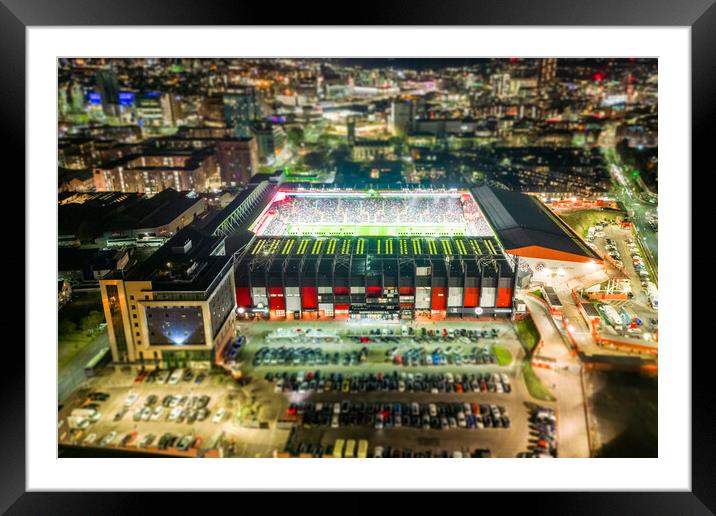 Sheffield United FC Framed Mounted Print by Apollo Aerial Photography