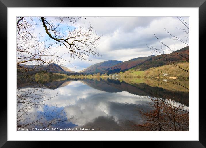 Reflections of Rydale Water Framed Mounted Print by Steven King
