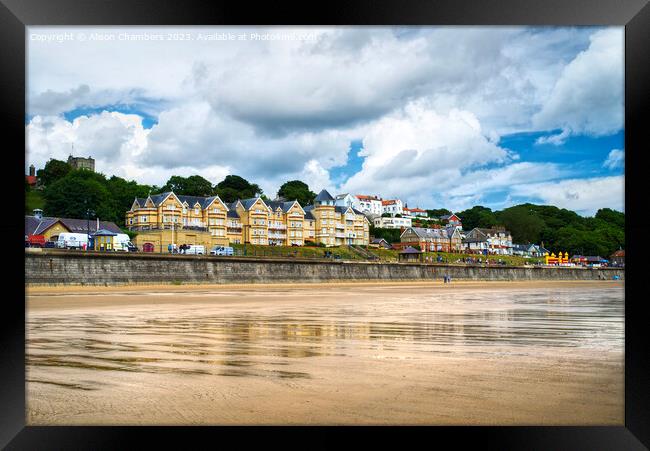 Filey Seafront Framed Print by Alison Chambers