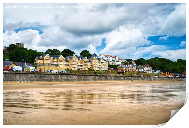Filey Seafront Print by Alison Chambers