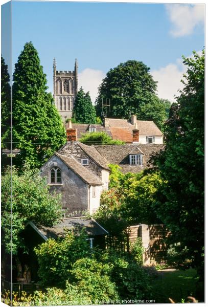 Old town, Wotton-Under-Edge, Gloucestershire Canvas Print by Photimageon UK