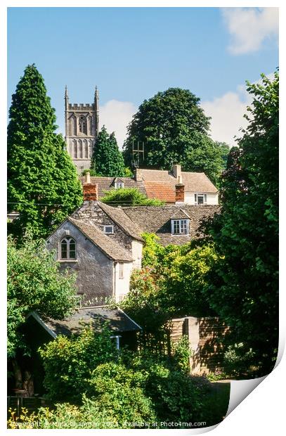 Old town, Wotton-Under-Edge, Gloucestershire Print by Photimageon UK