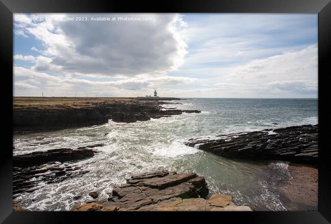 Majestic Ocean Landscape Framed Print by Derek Daniel