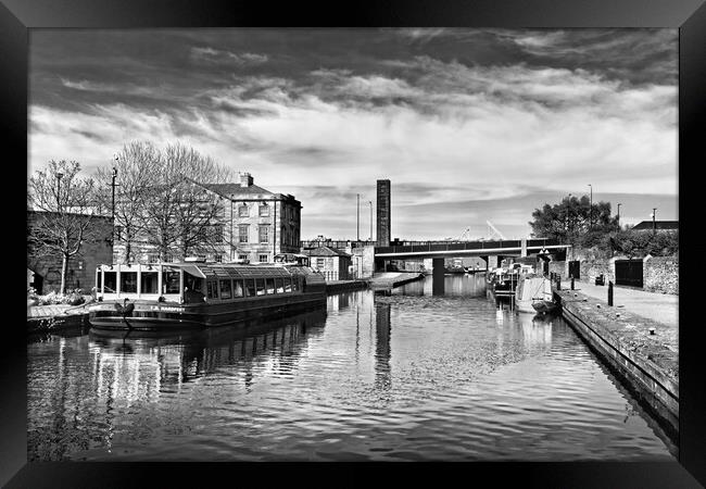 The Serene Reflections of Sheffields Victoria Quays Framed Print by Darren Galpin