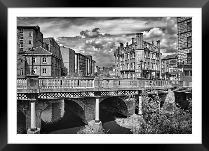 Lady's Bridge Sheffield Framed Mounted Print by Darren Galpin
