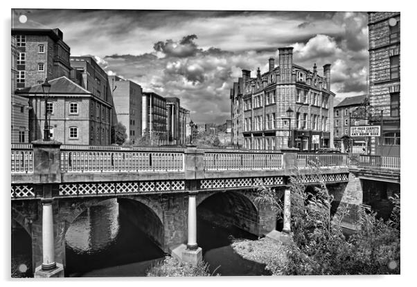 Lady's Bridge Sheffield Acrylic by Darren Galpin