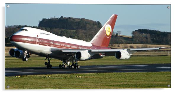 Boeing 747-SP, a wonder of aviation Acrylic by Allan Durward Photography