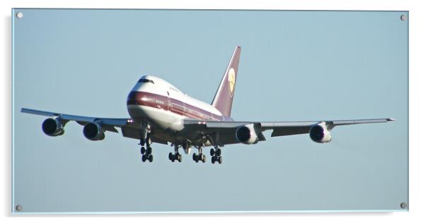 Boeing 747 Special Performance Acrylic by Allan Durward Photography