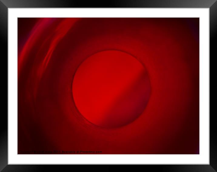 red eye Framed Mounted Print by chief rocka