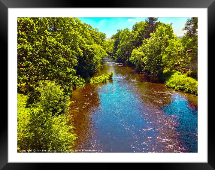 River Derwent Framed Mounted Print by Ian Donaldson