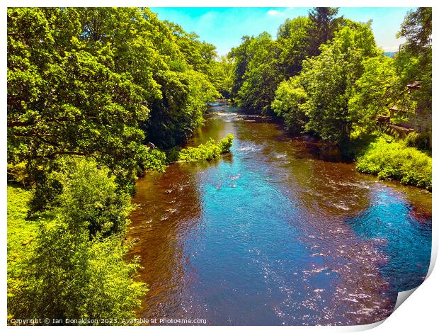 River Derwent Print by Ian Donaldson