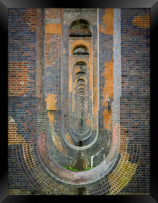 The Ouse Valley Viaduct Framed Print by Leighton Collins
